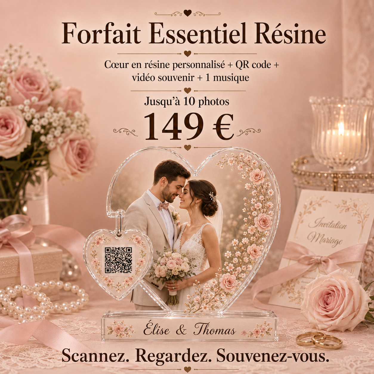 Forfait Essentiel Résine Mariage