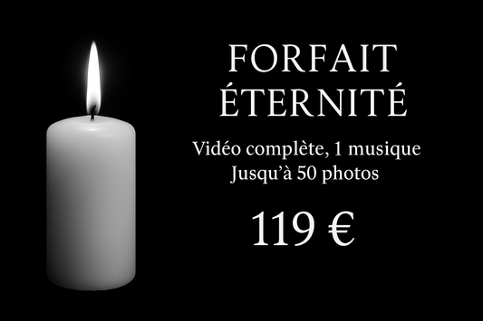 🕊️ Forfait Éternité – 119 €