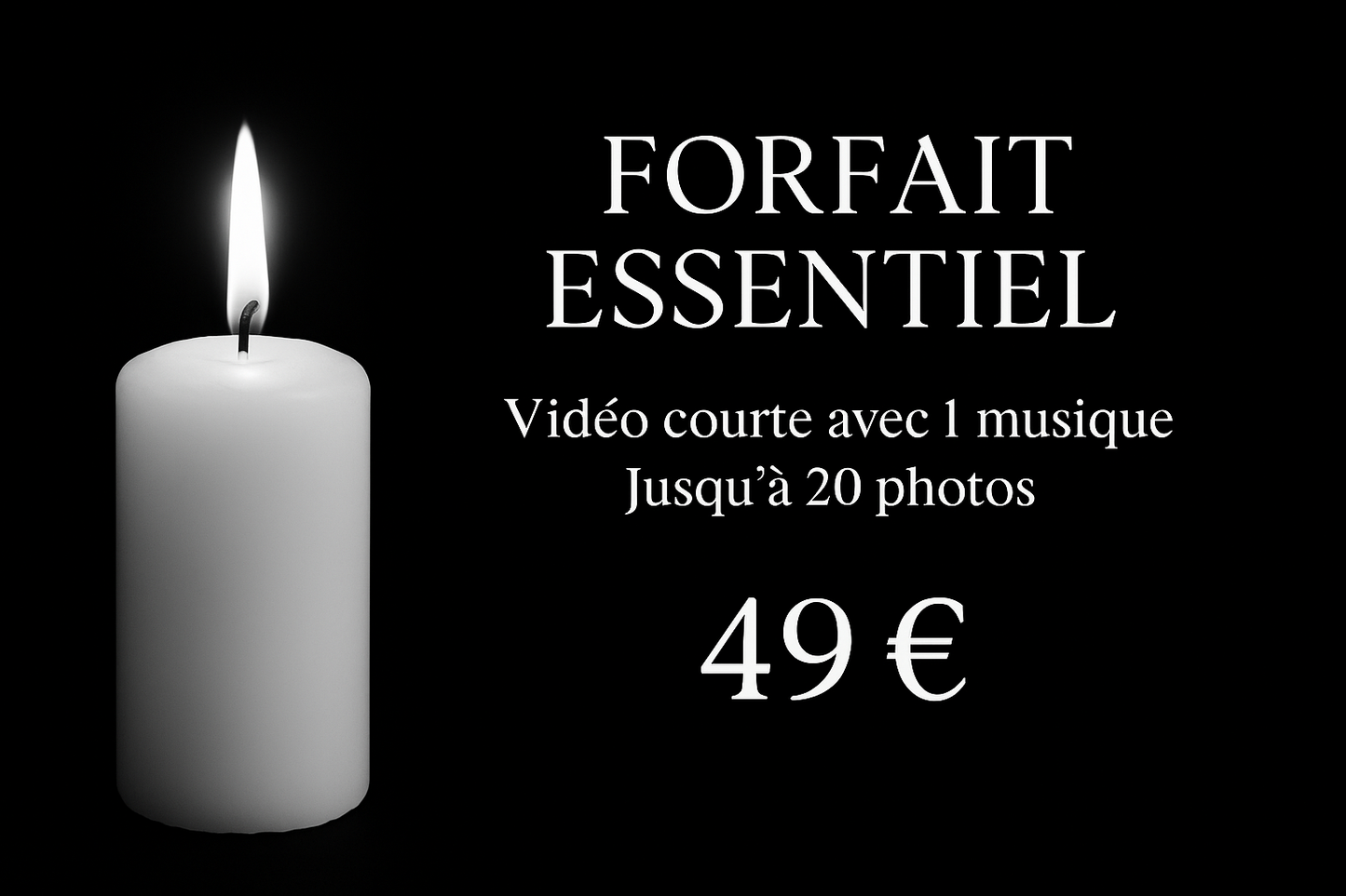 🕊️ Forfait Essentiel – 49 €